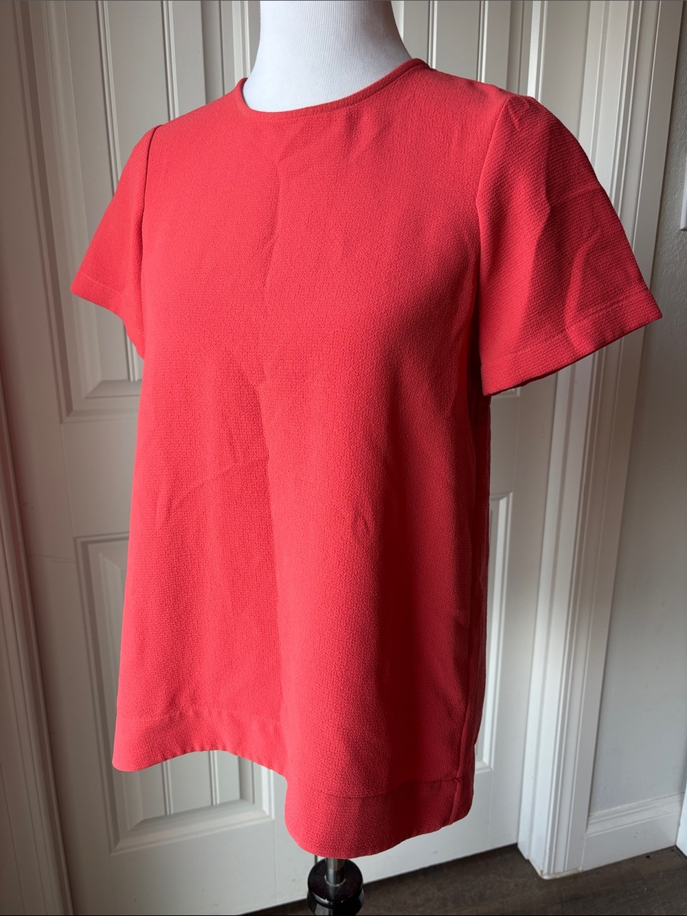 Madewell Coral Short Sleeve Crewneck Tee